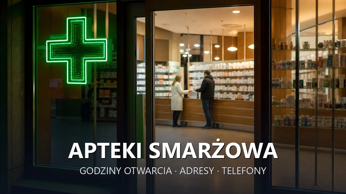 Apteki Smarżowa, gmina Brzostek, powiat dębicki - adresy, telefony, godziny otwarcia