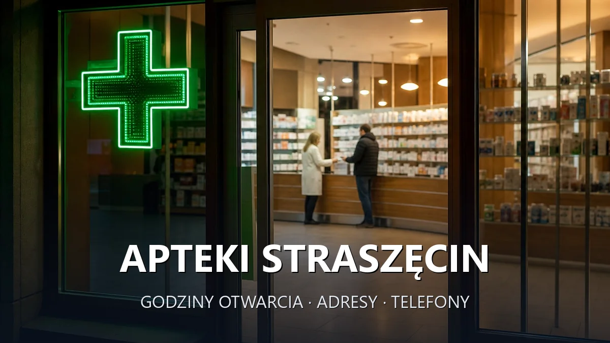 Apteki Straszęcin, gmina Żyraków, powiat dębicki - adresy, telefony, godziny otwarcia