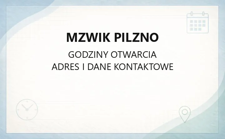 MZWiK Pilzno - kontakt, awarie, przyłączenia i opłaty za wodę