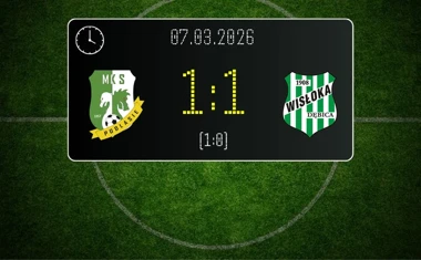 [PIŁKA NOŻNA] Podlasie Biała Podlaska – Wisłoka Dębica 1:1 – remis z dramatycznym finałem w Betclic 3. Liga Grupa 4 (Grupa IV)