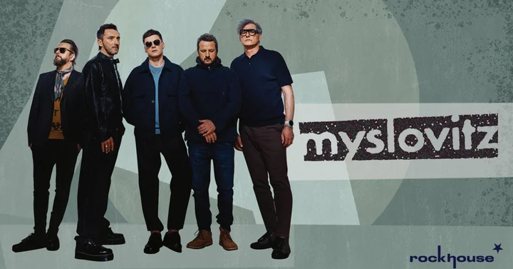 Grafika promocyjna wydarzenia Myslovitz w Dębicy — koncert legendy polskiego rocka