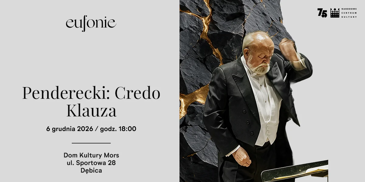 Grafika promocyjna wydarzenia Eufonie 2026: Credo w Dębicy