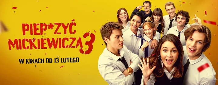 Grafika promocyjna wydarzenia PIEP*ZYĆ MICKIEWICZA 3 — studniówka, konflikty i pierwsze dorosłe wybory