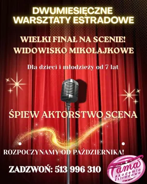 Grafika promocyjna wydarzenia Warsztaty Estradowe w Dębicy