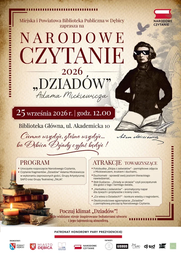 W Dębicy zabrzmią „Dziady” - biblioteka zaprasza do świata duchów