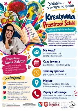 W Dębicy dzieci opowiedzą obrazem. Rusza Kreatywna Przestrzeń Sztuki