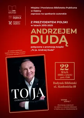 Andrzej Duda przyjedzie do Dębicy z autobiografią, która zagląda za kulisy władzy