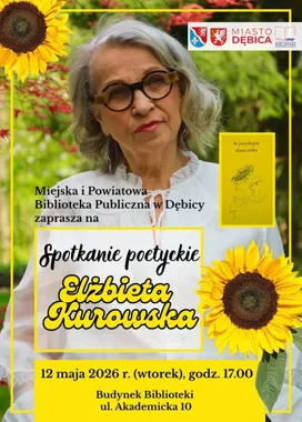 Poezja, malarstwo i pół wieku życia - biblioteka zaprasza na spotkanie z Elżbietą Kurowską