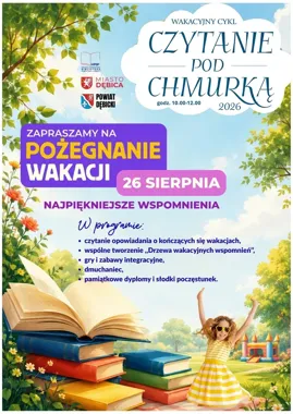Dębica żegna wakacje z książką i zabawą pod chmurką
