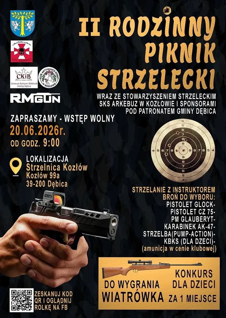 Strzelanie, grochówka i atrakcje dla dzieci. W Kozłowie szykuje się rodzinny piknik