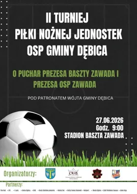 Strażacy z Dębicy zamienią hełmy na korki. W Zawadzie powalczą o puchar