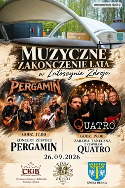 Muzyczny finał lata w Latoszynie Zdroju. Najpierw rock, potem taniec