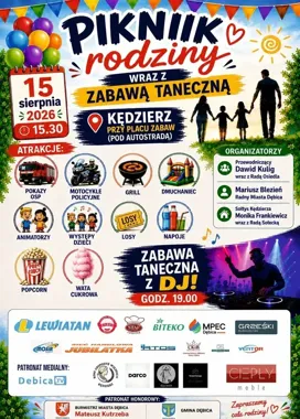 Rodzinne popołudnie w Kędzierzu. Wieczorem zabawa z DJ-em