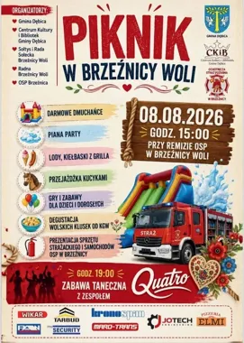 W Brzeźnicy Woli najpierw atrakcje dla rodzin, potem taneczny wieczór