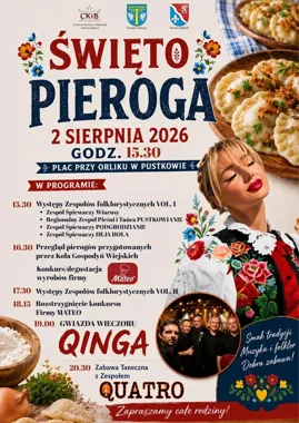 Pierogi, folklor i muzyka do wieczora. Pustków szykuje swoje święto