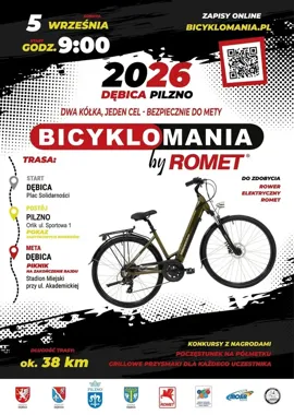 Bicyklomania wraca na drogi. Trasa połączy Dębicę i Pilzno