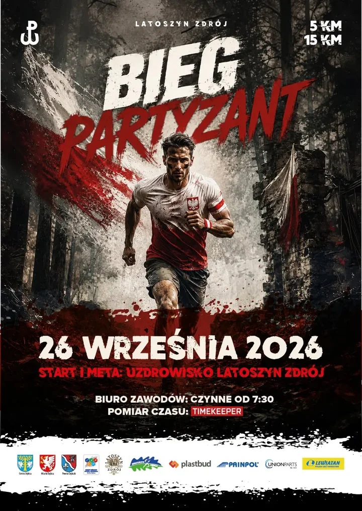 Jubileuszowy Bieg Partyzant w Latoszynie. Dwa dystanse i limit miejsc