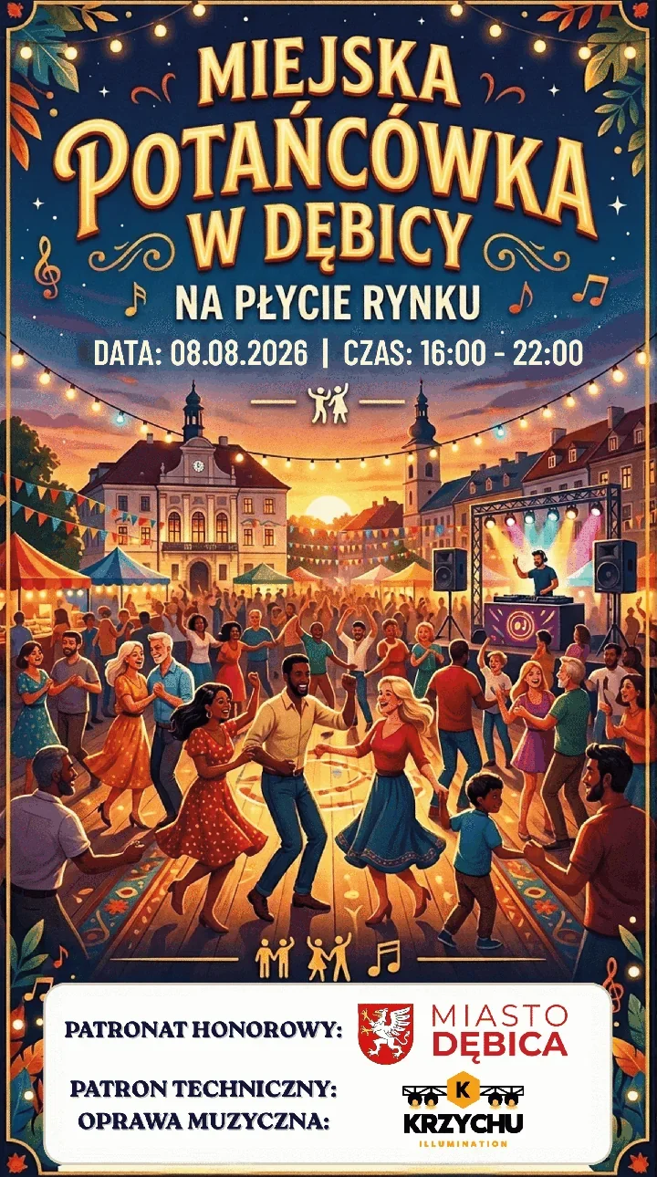 Muzyka i taniec na dębickim Rynku. Potańcówka potrwa sześć godzin