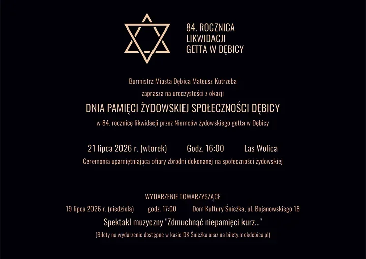 Dębica pamięta o żydowskich mieszkańcach. Uroczystość w Lesie Wolica