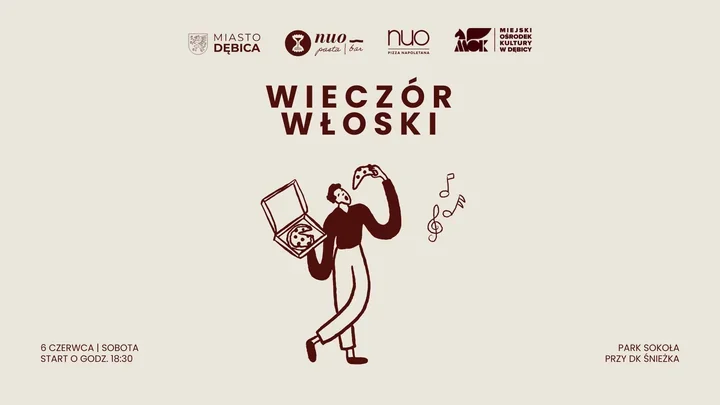 W Dębicy szykuje się włoski wieczór pełen smaków i muzyki