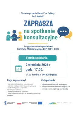 Dwie rozmowy o potrzebach NGO w Dębicy. Stawką wspólne stanowisko