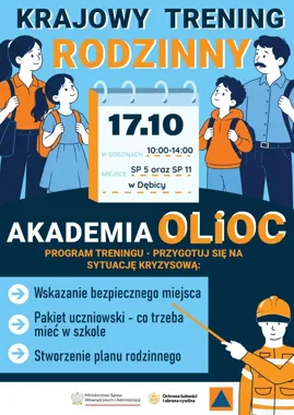 W dwóch szkołach w Dębicy rodziny przećwiczą reakcję na alarm