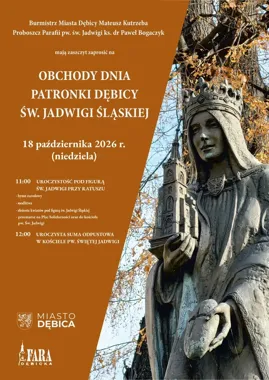 Święto patronki Dębicy rozpocznie się przy ratuszu. Potem przemarsz do fary