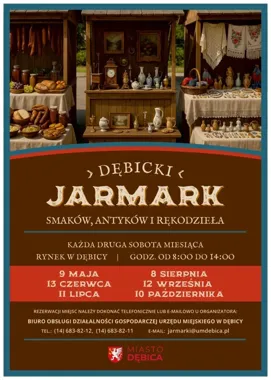 Świeże produkty, antyki i rękodzieło. Jarmark wraca na dębicki Rynek