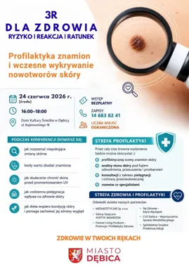 Znamiona pod lupą. W Dębicy rusza bezpłatna konferencja o profilaktyce skóry