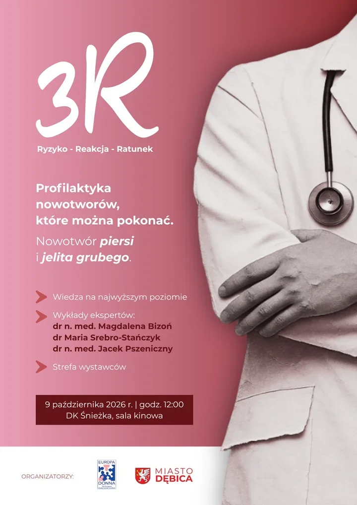 Rak piersi i jelita grubego pod lupą. Konferencja 3R w Dębicy