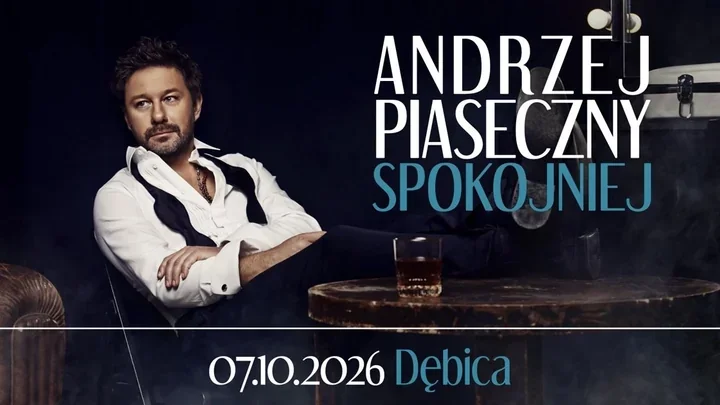 Andrzej Piaseczny w Dębicy pokaże koncert bliżej publiczności