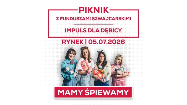 Dębicki rynek szykuje rodzinny piknik z muzyką, grą i smakami Szwajcarii