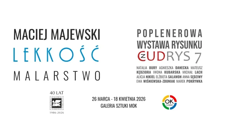 Lekkość i Czudrys 7 w Galerii Sztuki MOK - Dębica ma artystyczny wieczór