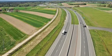 Żołnierze ćwiczą przy A4 – fragment między węzłem Dębica Wschód a MOP Paszczyna